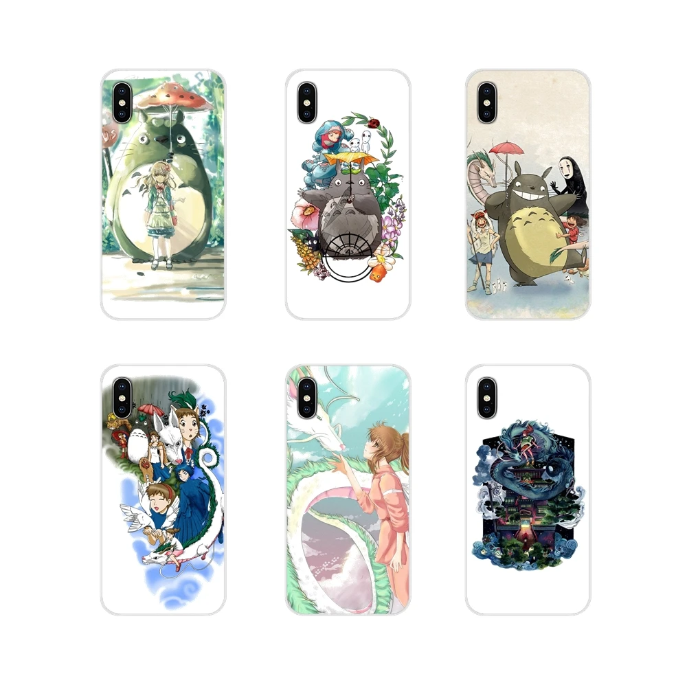 Soft Covers For Huawei G7 G8 P7 P8 P9 P10 P20 P30 Lite Mini Pro P Smart Plus 2017 2018 2019 Studio Ghibli Ghiblies totoro Lovely | Мобильные
