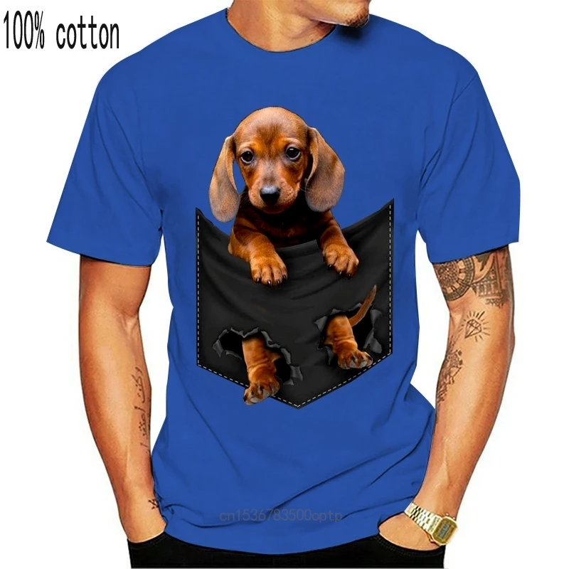 

New Men T Shirt Dachshund in My Pocket Women T-Shirt