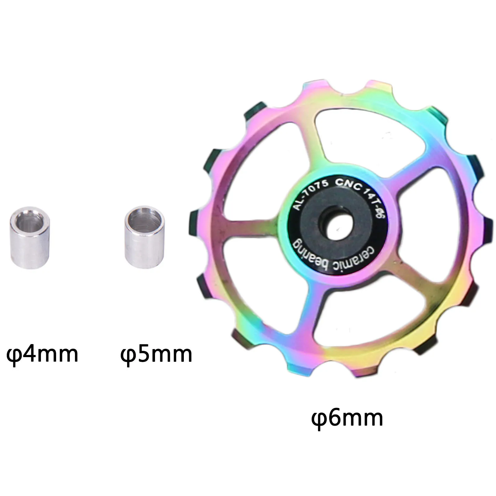 Задний переключатель передач 12T 14T Jockey Wheel керамический шкив направляющий ролик