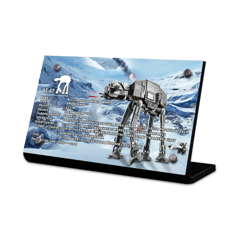 

the Acrylic display stand brand for 75288 toys building blocks bricks