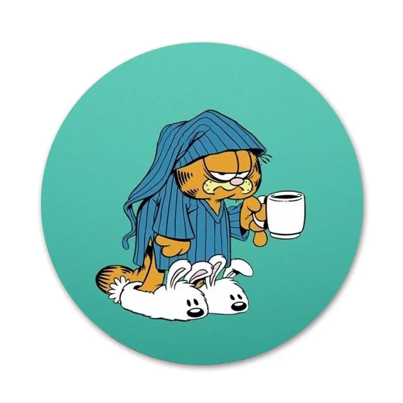 

Garfield Icons Pins Badge Decoration Brooches Metal Badges For Backpack Decoration