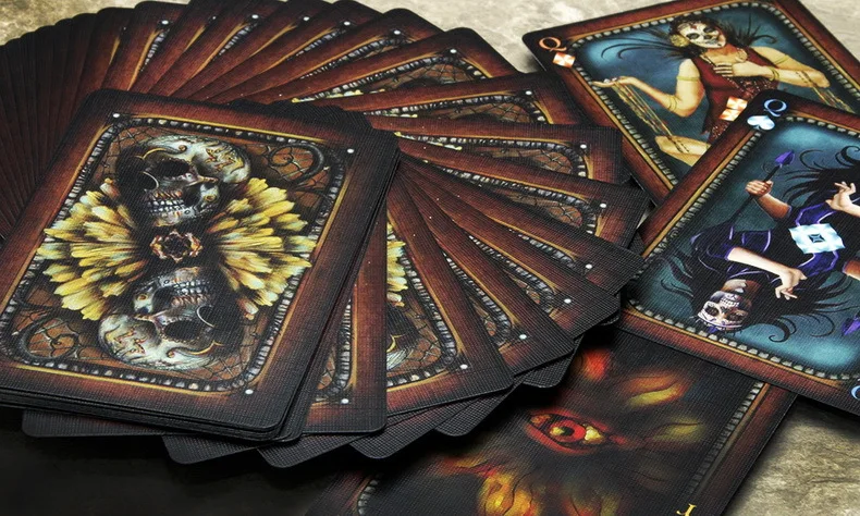 Велосипед День мертвых игральные карты 88*63 мм бумага Волшебная категория покер