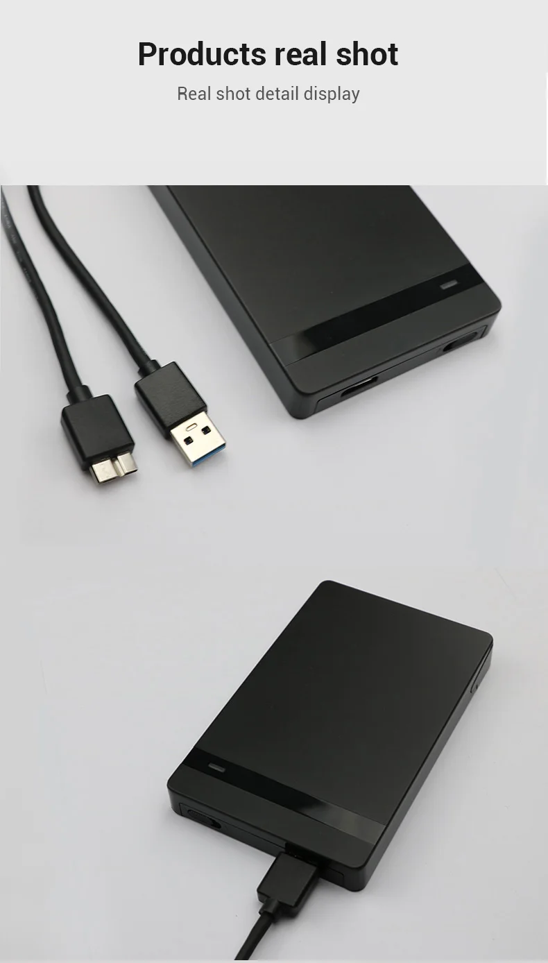 Blueendless 2,5 'внешний корпус HDD корпус пластиковый Sata USB HD Caddy внешний жесткий диск корпус USB жесткий диск коробка ноутбук