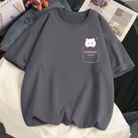 2022 summer fashion new women loose casual tshirt harajuku y2k streetwear t shirt kawaii cat printed short sleeved t shirt tops
