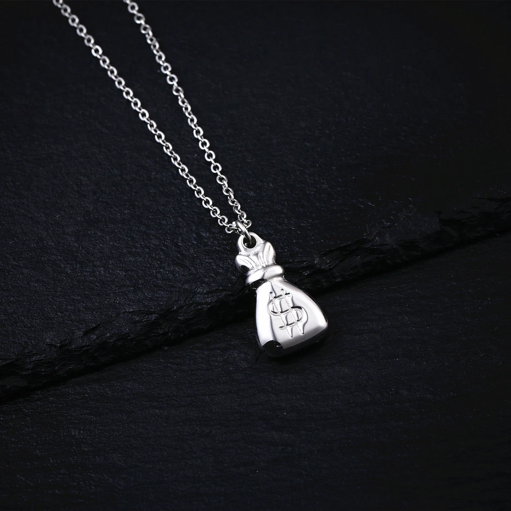 RIR Милая Золотая сумка для денег ожерелье изящная Санты рождественская елка