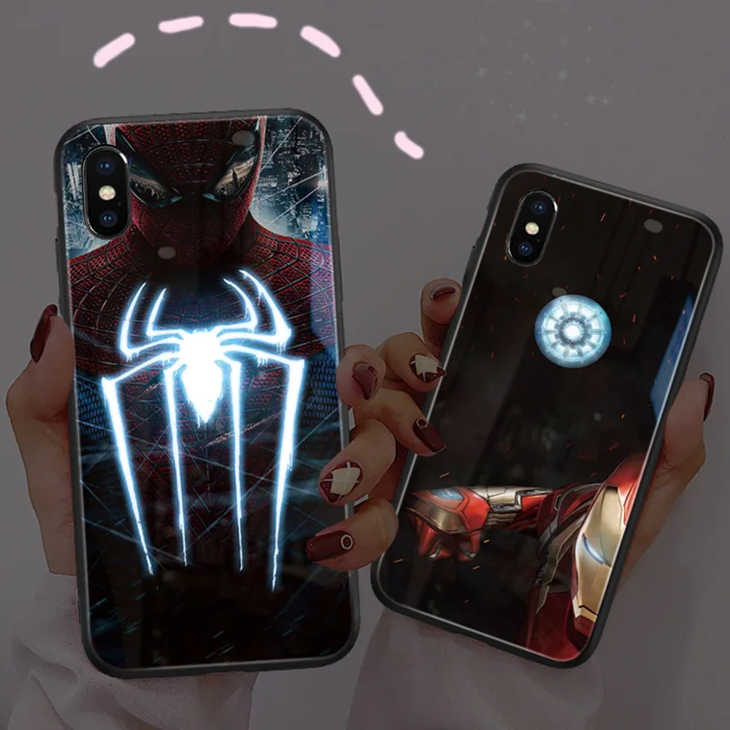 Yagoo умный светодиодный светящийся чехол для телефона Apple iPhone X XS XR MAX 6 6S 7 8 Plus s