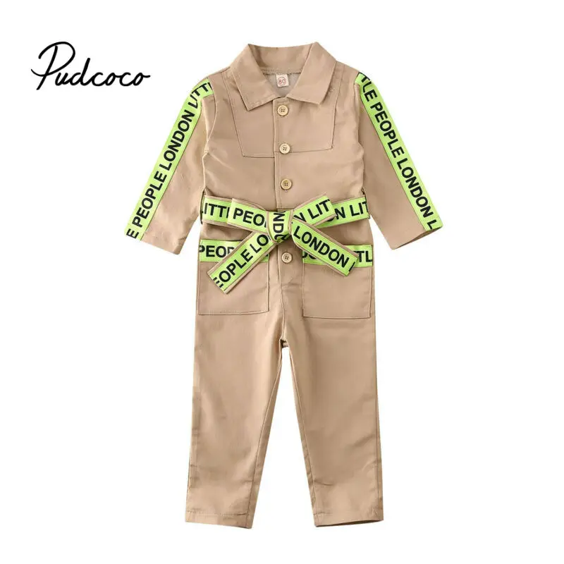 Британский стиль крутая детская одежда для девочек Весенний хлопковый