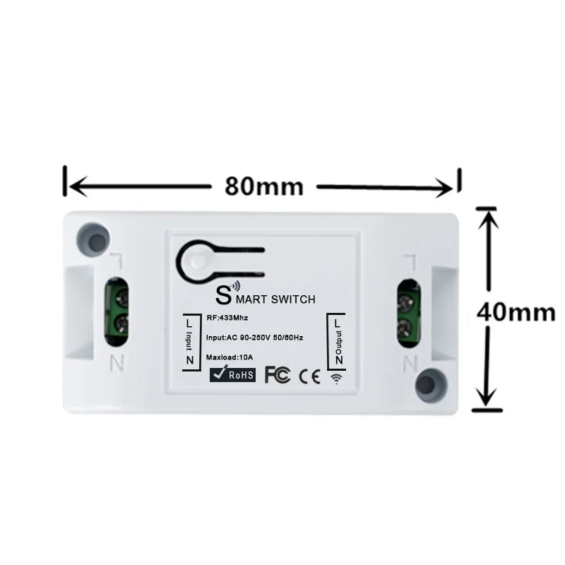 RF frequency 433MHz Smart switches Wireless remote control / transmitter Suitable for home mall burglar alarm 433 no wifi | Обустройство