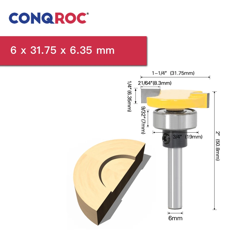 Деревообрабатывающий фрезерный станок с Т образной опорой 6 мм|Фреза| |