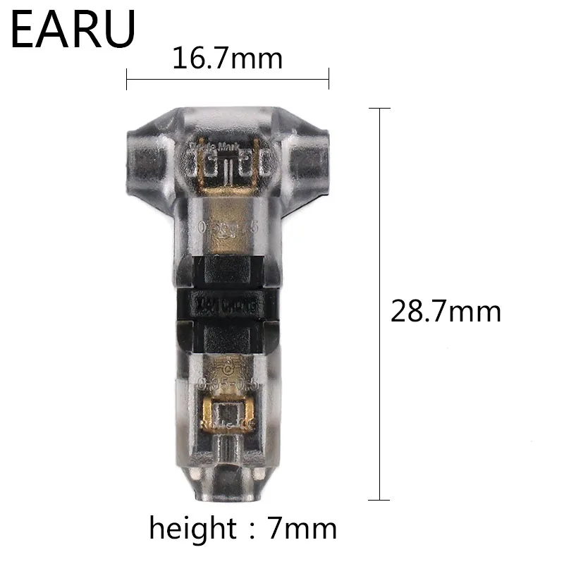 5 шт. разъемы для проводов и кабелей обжимные клеммы с шотландским замком быстрое