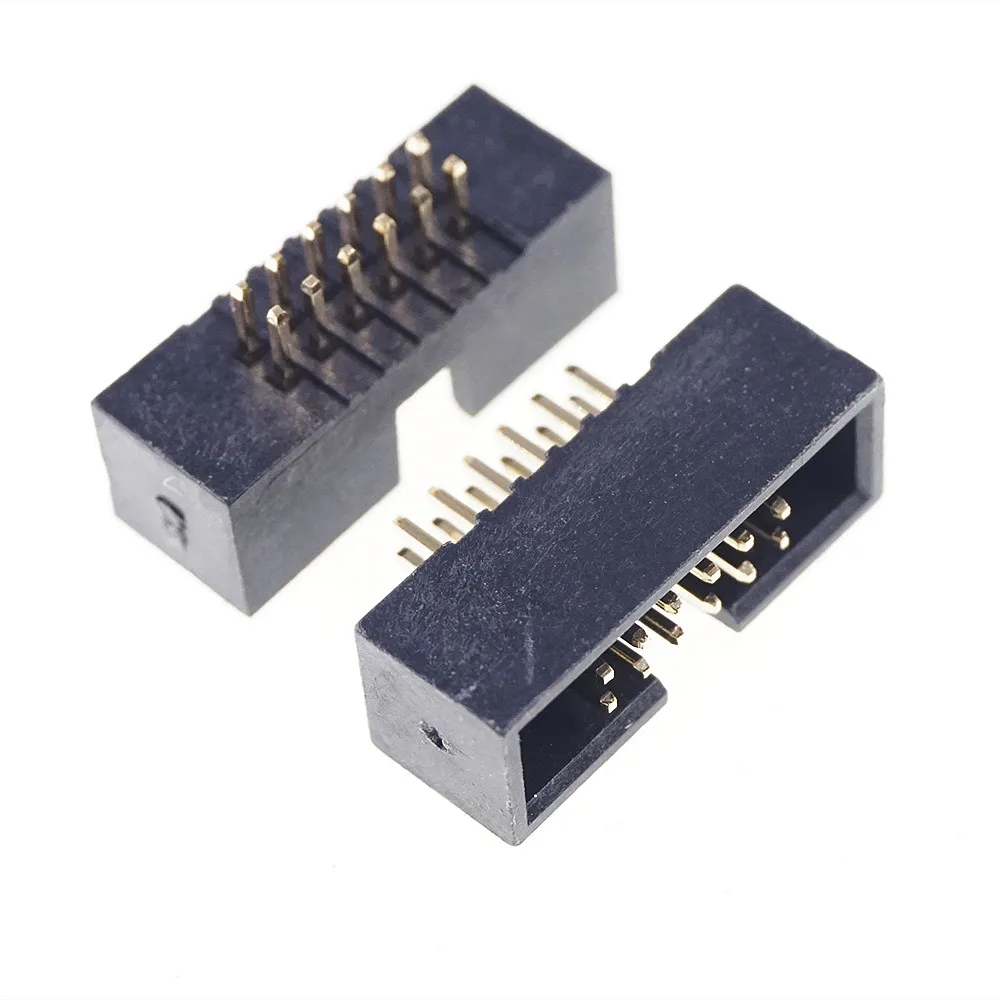 10 шт. коннектор для коробок 1 27 мм x 2x6 Pin 12 два ряда сквозное отверстие dip Тип прямой
