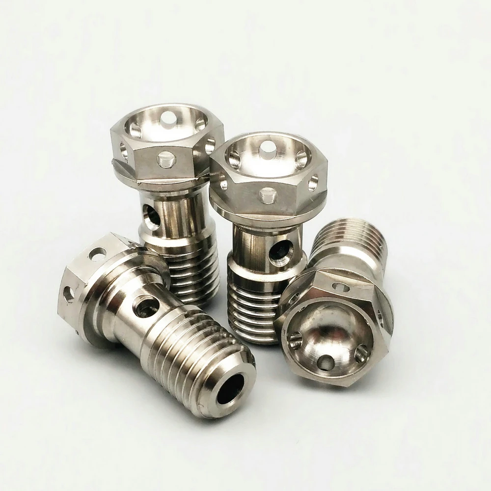 M10 Штангенциркули для мотоцикла трубчатые титановые болты шестигранные винты