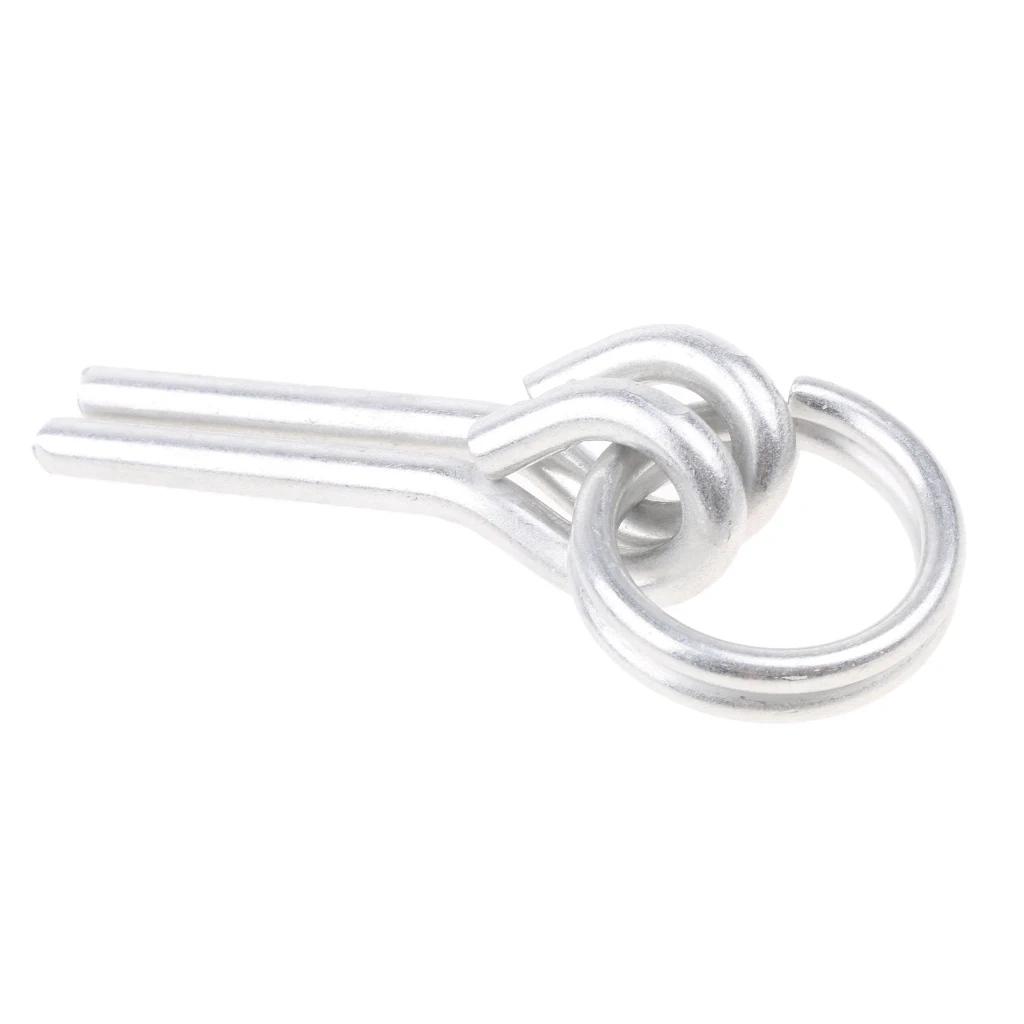 

4x 65mm Awning / Tent Pole Ring With 2 Pins - For Outdoors Camping / Touring
