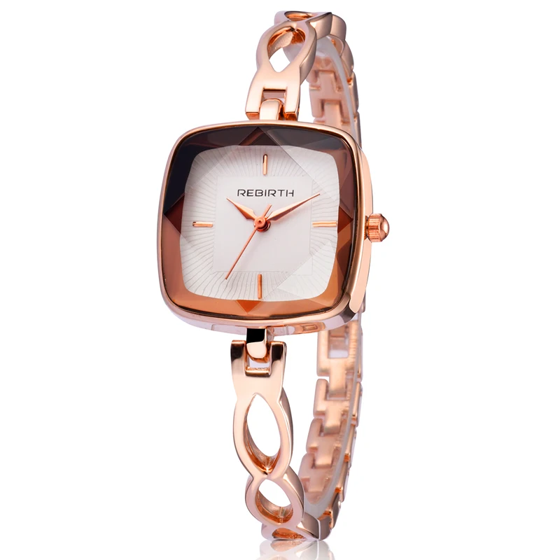 Роскошные модные женские часы маленькие из нержавеющей стали кварцевые наручные