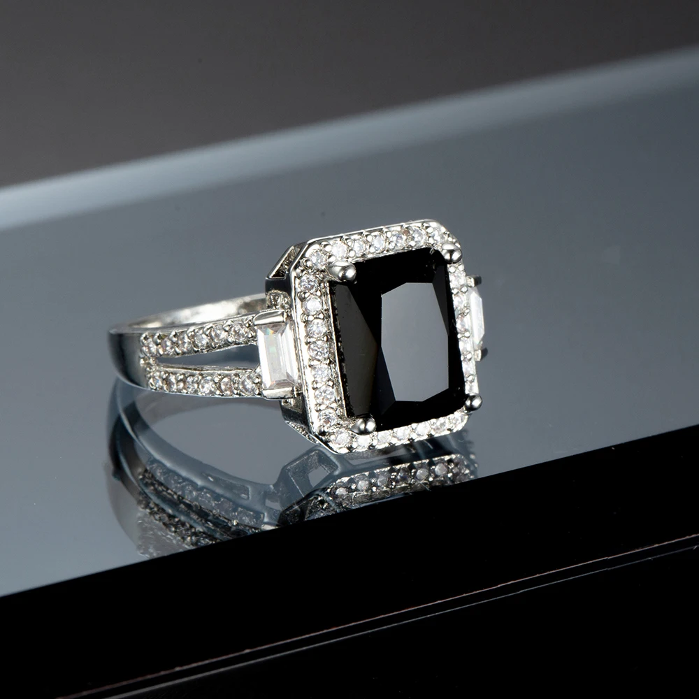 Серебряного цвета в винтажном стиле с геометрическим рисунком кольцо для женщин