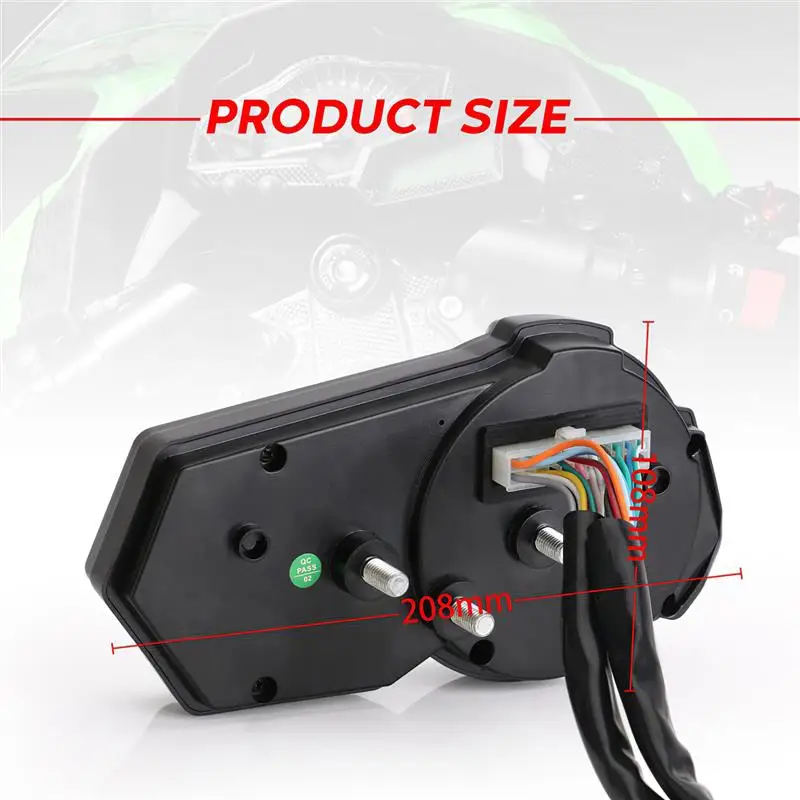 

New LCD High Quality Universal Motorcycle Modification Parts Speedometer Odometer Speed Fuel Meter Durable DIY Speedometer