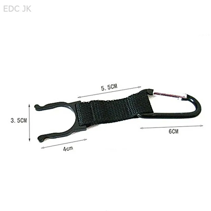 Брелок Безопасность Пряжка для кемпинга карабин бутылка воды держатель с