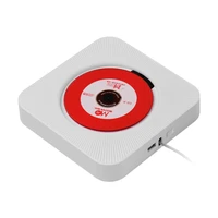 wall mounted cd players with led display portable music audio boombox remote control support bt usb memory card fm modes