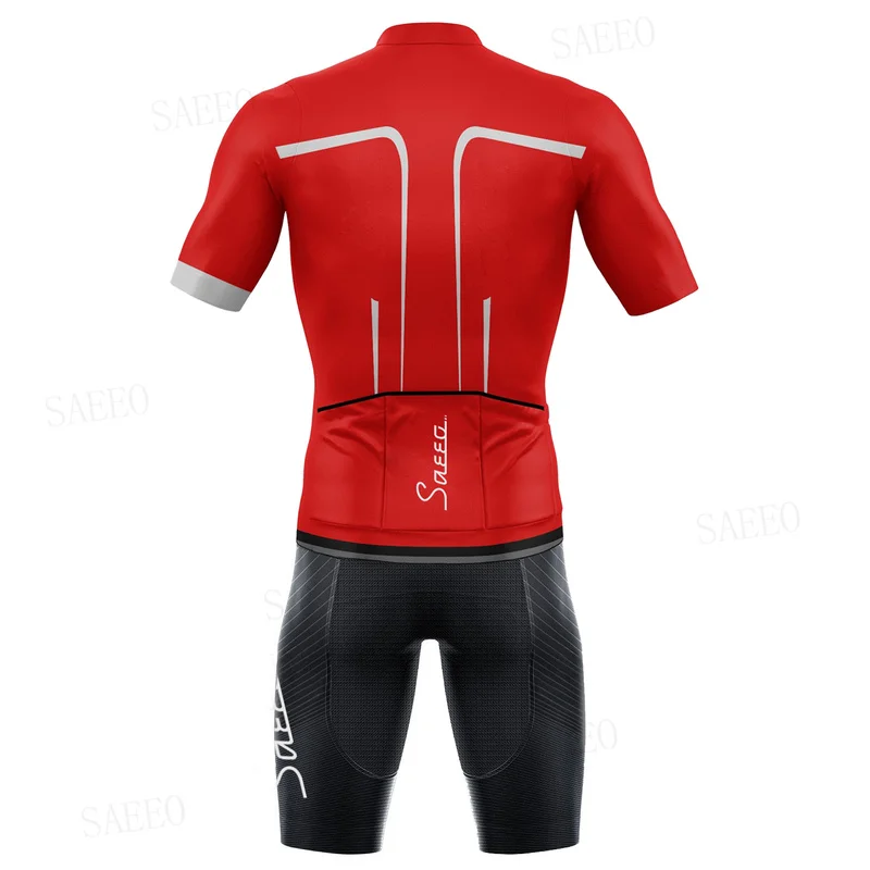 Комплект из Джерси для велоспорта дышащая быстросохнущая Мужская велосипедная