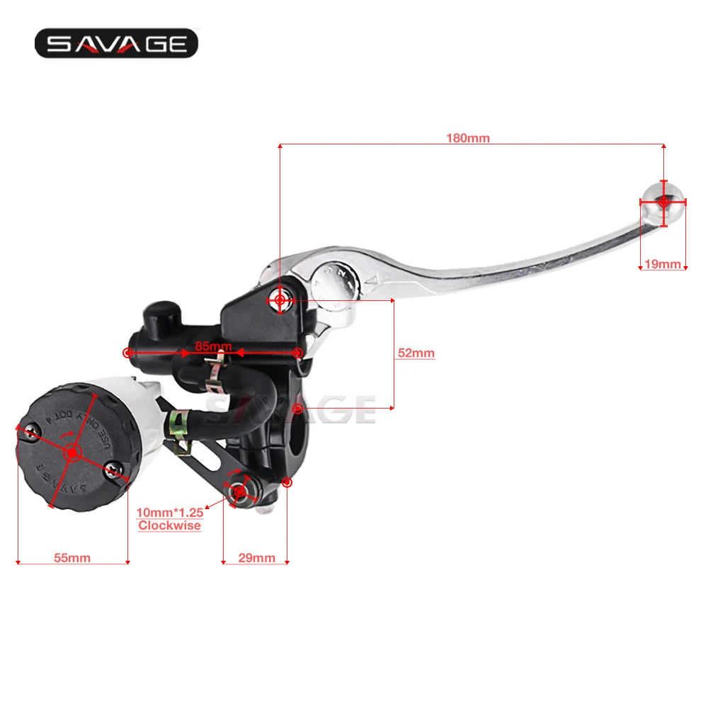 Главный цилиндр тормозного насоса рычаг для KAWASAKI GPX 250R/400R/600R/750 GPZ 500 S/900R EX 250/500R