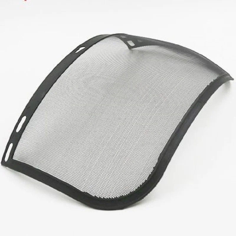 

Safety Helmet Face Shield Protective Mask Lawn Mower Wire Mesh Protective Screen Prevent Solid Splashing Glass Fragments Mask