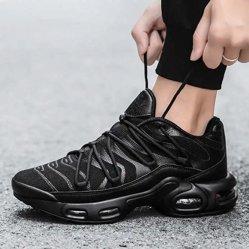 

Shoes for Men Breathable Low Top Sneakers Men Slip Resistant Platforms Men's Shoes Stylish Lace Up Outdoor Summer Sneakers 176E