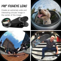 dropshipping camera phone lens 100mm macro mobile lens macro camcorder lenses fish eye lens 4k telescope for iphone samsung
