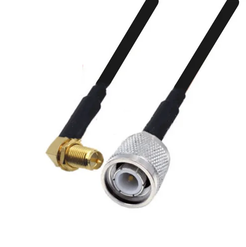

RG174 Cable RP-SMA Female Right Angle to TNC Male Extension Coax Jumper Pigtail WIFI Router Antenna RF Coaxial Cable