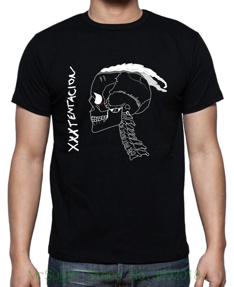 

XXXTentacion Skull Men's T-shirt Summer Style T-shirt