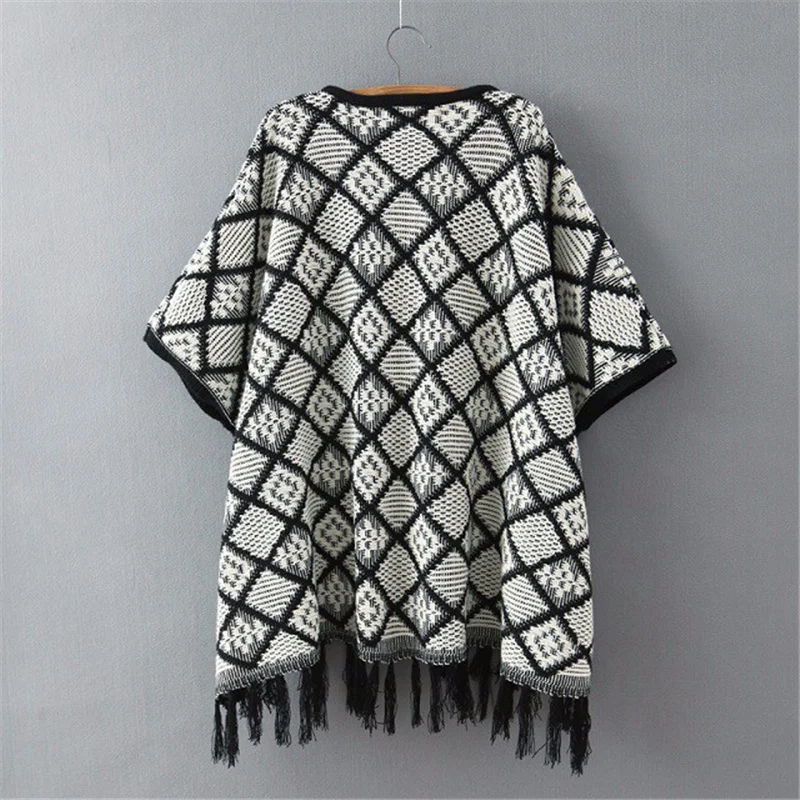 Женские Длинные кардиганы 2021 новый национальный ветер жаккардовый вязаный