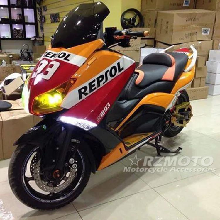 

Injection Mold New ABS Whole Fairings Kit Fit for YAMAHA Tmax 530 2015 2016 15 16 Bodywork Set Repsol 93