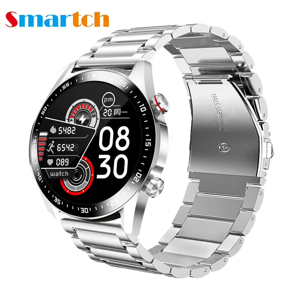 

E1-2 Smart Watch Men Bluetooth Call Custom Dial Full Touch Screen Waterproof Smartwatch For Android IOS Sports Fitness Track E12