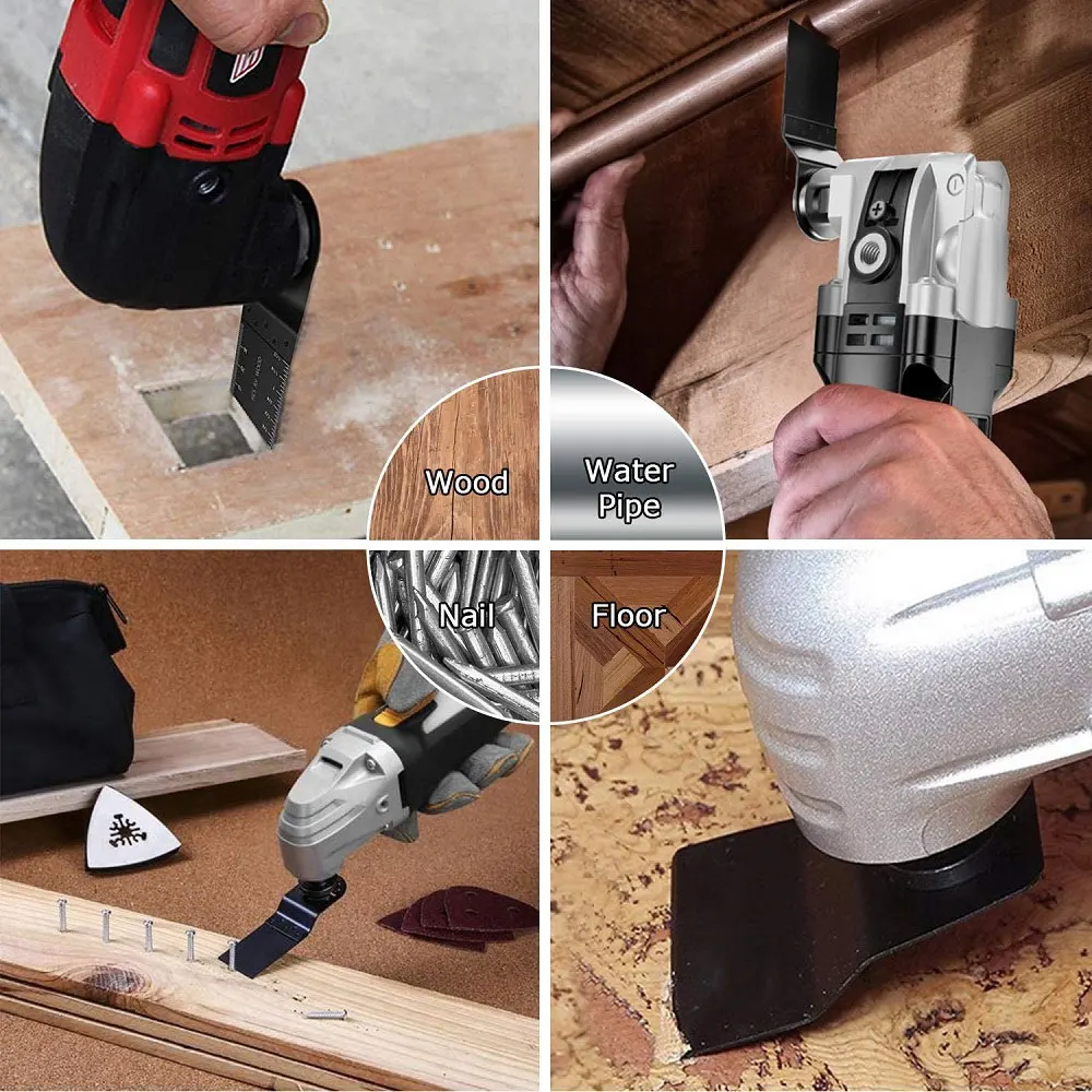 

27/105/107 PCS Of Saw Blade Set Swing Tool Accessories Swing Saw Blade Set Multi-Function Tool Accessories Heat Wear-Resistant