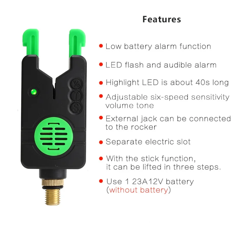 Сигнализация поклевки для рыбалки приемник ловли карпа звуковое оповещение