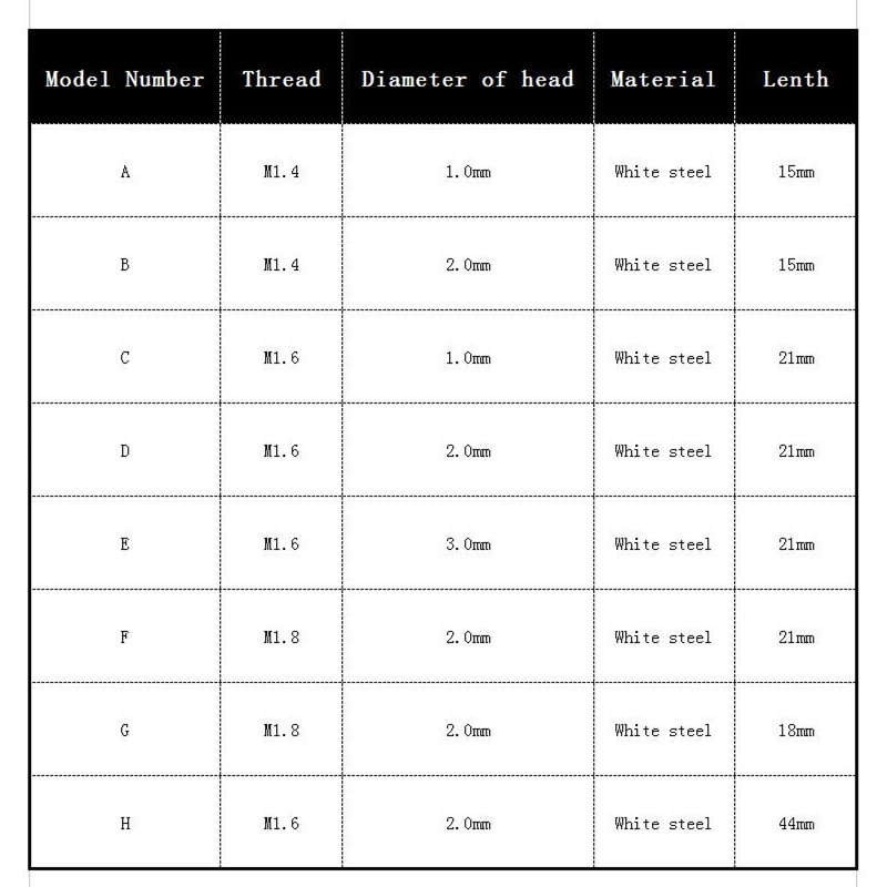 Белый стальной зонд рычажный циферблат индикатор M1.4 M1.6 M1.8 M2.0 измерительный