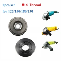 2pcs m14 thread angle grinder chuck angle grinder inner outer flange nut set sds quick release nut clamping locking plate chuck