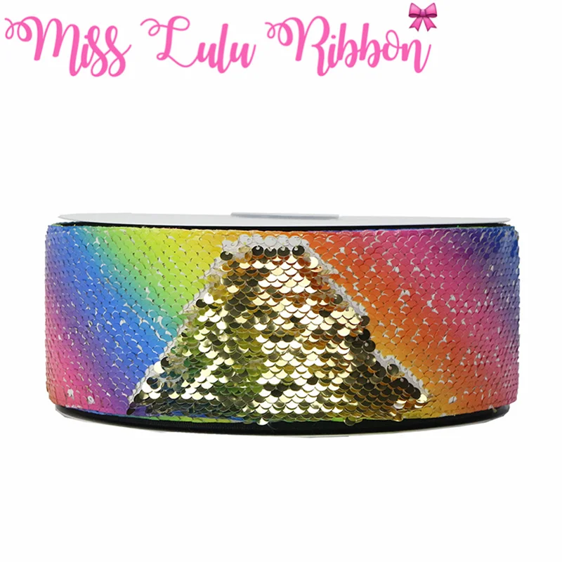 3 &quot75 мм градиентный Радужный волны точки двойной Реверсивный серебряный &amp