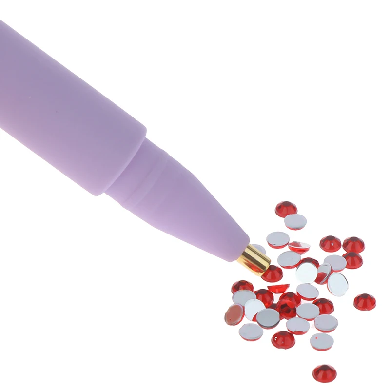 Пластиковые Силиконовые крест стежка точечной фиксацией ручка 5D алмазная