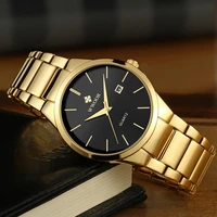 relojes hombre 2021 wwoor brand watch men quartz business sport watches luxury gold black full steel waterproof date wrist watch