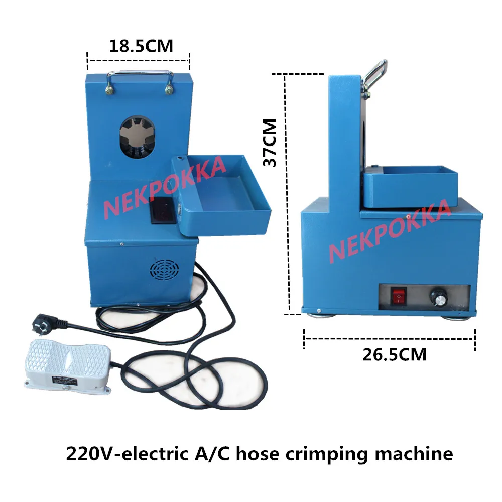 Электрический обжимной станок для A/C шланга набор обжима кримпинг инструменты |