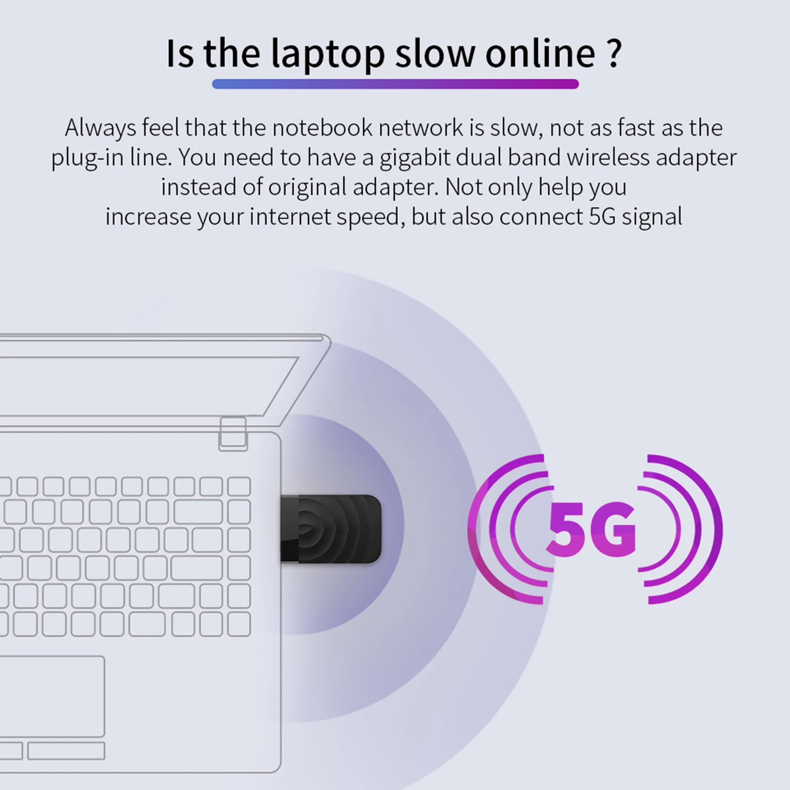 

2.4G/5.8Ghz Dual band 1300Mbps Gigabit USB Mini Portable Unlimited Receiver CF-812AC USB WiFi Adapter For PC/Desktop/Laptop/Mac