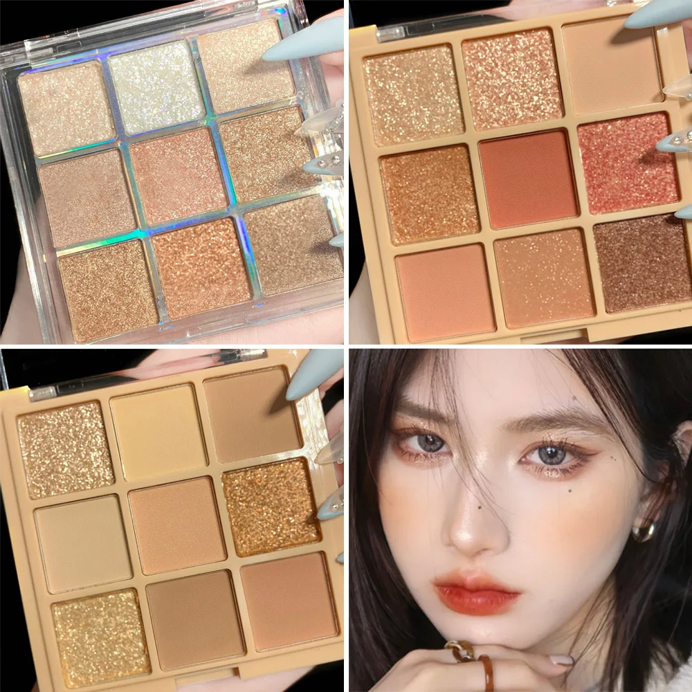 

Up Pallette Shiny Eye Pigment Eyeshadow Palette Highlighter Pigmented Glitter Eye Shadow Matte Pearlescent Shimmer