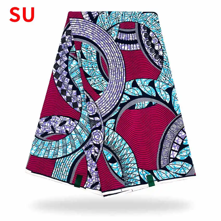 

New Arrival Guaranteed Veritable Wax African Ankara Real Wax Ghana Wax 6 Yards African Printed Fabric 100% Cotton