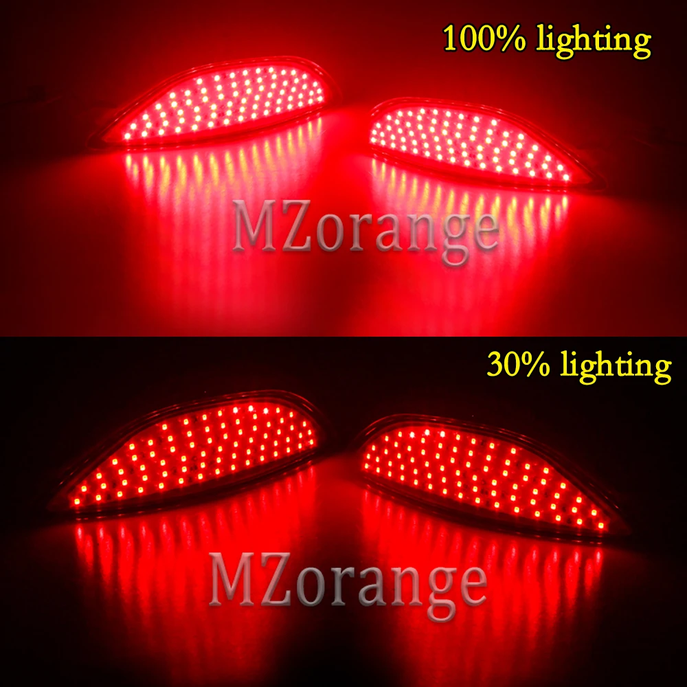 

2pcs LED Rear Bumper Reflector Brake Light For Hyundai Accent/Verna/Solaris 2008-2015 For Brio Car Parts Tail Stop fog Lamp