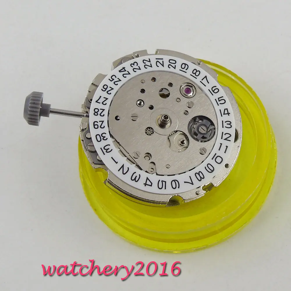 

21 jewels miyota 821A hack second date window automatic mechanical movement