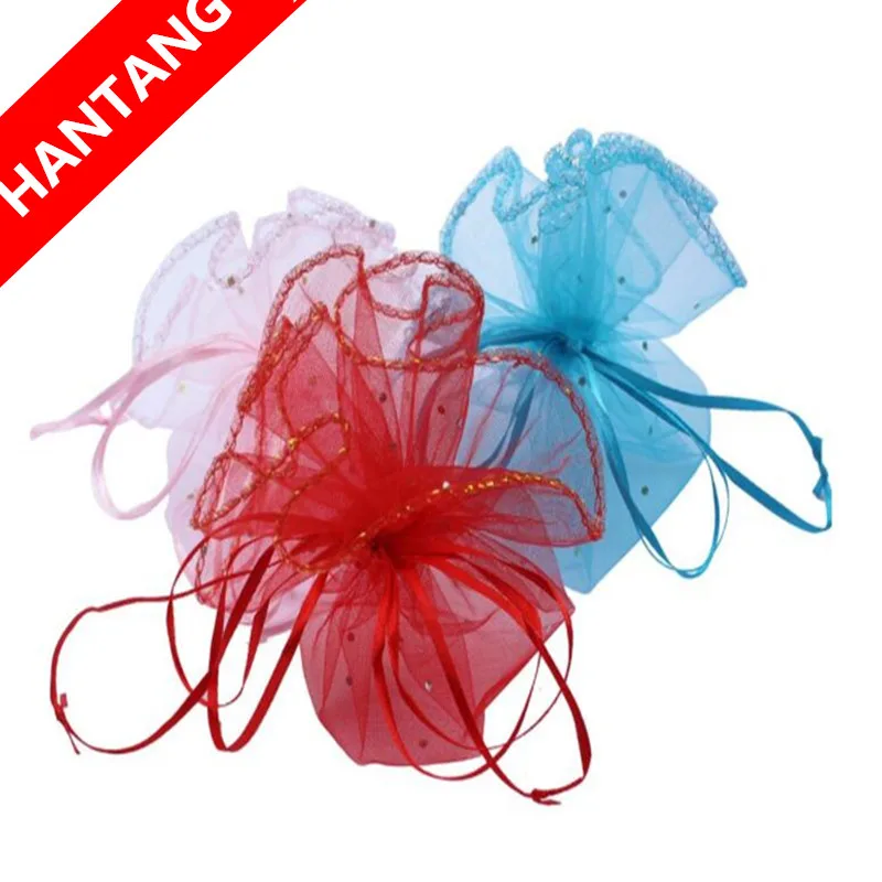 50 шт 26 см большие мешочки из органзы Мешочки для украшений Свадебные сувениры и