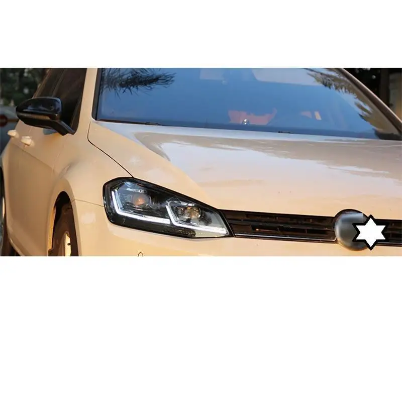 Led Para Авто дневные ходовые Боковые указатели поворота освещение автомобиля фары Задние фары 14 15 16 17 для Volkswagen Golf 7