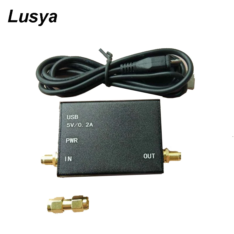 

LNA 25M-6G 20DB Wideband Low Noise Amplifiler Spectrum Amplifier Improve Input Sensitivity with 5V Power Supply