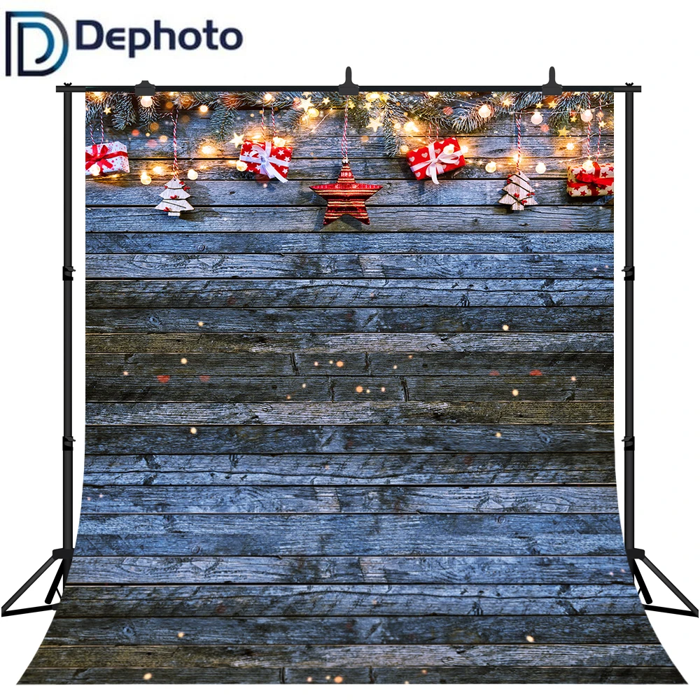 Декорация для рождественской фотосъемки деревянный фон Рождественское