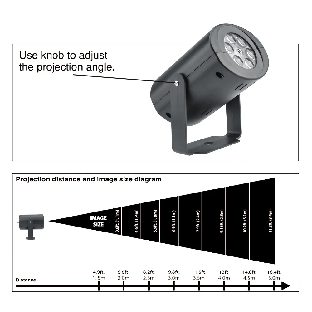 LED Christmas Halloween Projection Lamp New Year Decoration Party Garden Light | Лампы и освещение